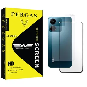 Waily Nice Pergas Screen Protector For Xiaomi  Redmi 13C With Back Protector