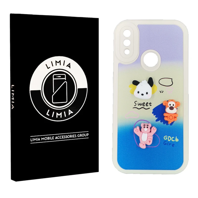 کاور لیمیا مدل فانتزی لنزدار ژله ای طرح عروسکی برجسته مناسب برای گوشی موبایل شیائومی Redmi Note 7/7Pro