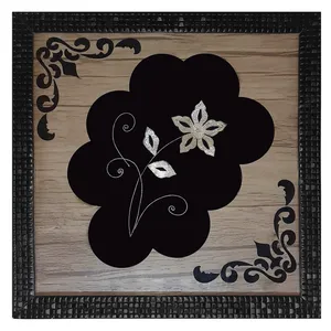   تابلو نقره طرح گل کد Si-2828