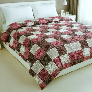 لحاف دونفره مانیکاهوم مدل چهل تکه پلاس Cheheltekeh plus  سایز 200*220 سانتی‌ متر