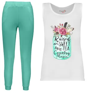 ست تاپ و شلوار زنانه مدل 300