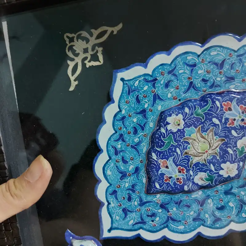 تابلو میناکاری مدل اسیلمی و پرداز کد 62