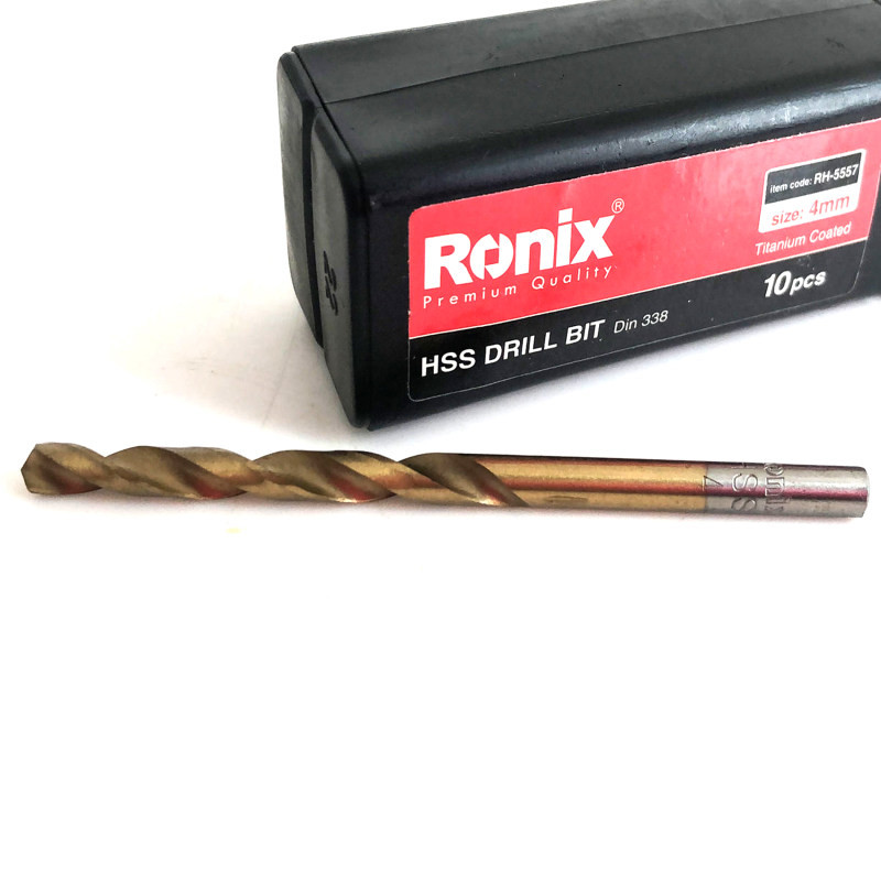 مته آهن رونیکس کد 5557 RH سایز 4 میلیمتر بسته 10 عددی