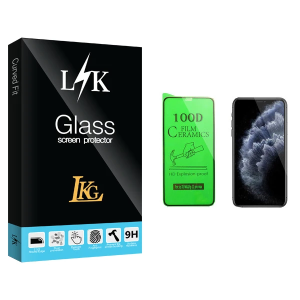 محافظ صفحه نمایش سرامیکی ال کا جی مدل LK Glass مناسب برای گوشی موبایل اپل iPhone 11 Pro Max