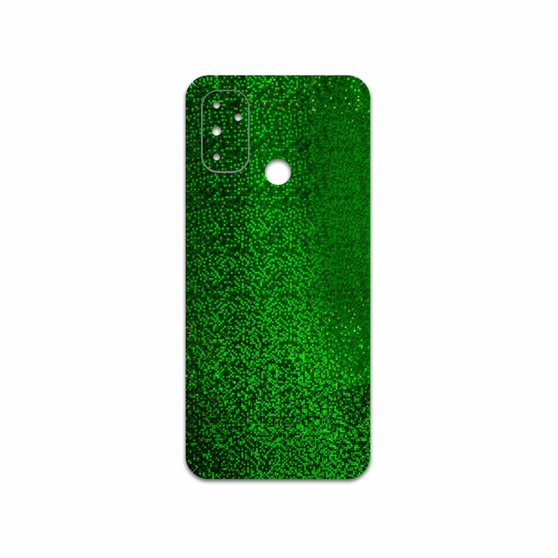 برچسب پوششی ماهوت مدل Green-Holographic مناسب برای گوشی موبایل وان پلاس Nord N100