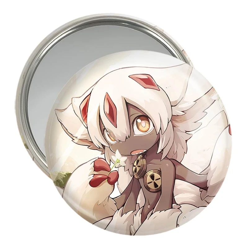 آینه جیبی خندالو مدل فاپوتا انیمه ساخته شده در پرتگاه Made in Abyss  کد 22113