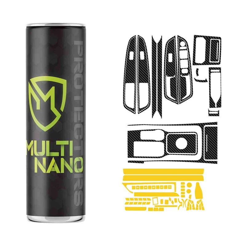 برچسب محافظ کنسول خودرو مولتی نانو طرح کربن مدل X-F1C مناسب برای هایما 7X مجموعه ی 82 عددی 