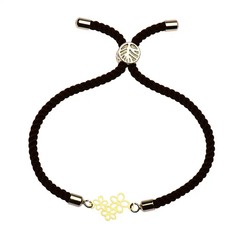 دستبند طلا 18 عیار زنانه الن نار مدل 1195