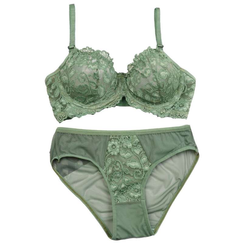 ست شورت و سوتین زنانه مدل سی‌سی رنگ سبز