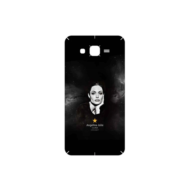 برچسب پوششی ماهوت مدل Angelina Jolie مناسب برای گوشی موبایل سامسونگ Galaxy J7 2015