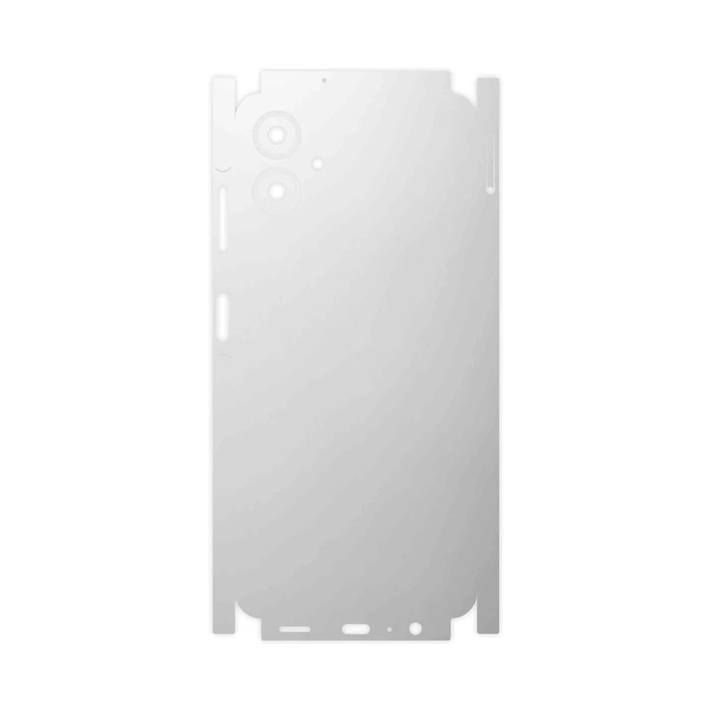 برچسب پوششی ماهوت مدل Matte-White-FullSkin مناسب برای گوشی موبایل سامسونگ Galaxy A06