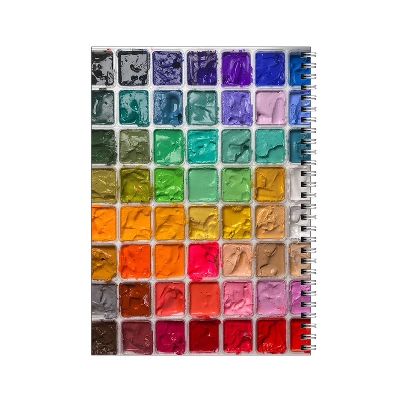 دفتر مشق 100 برگ بامبیلیپ طرح پترن پالت رنگ کد 4034424