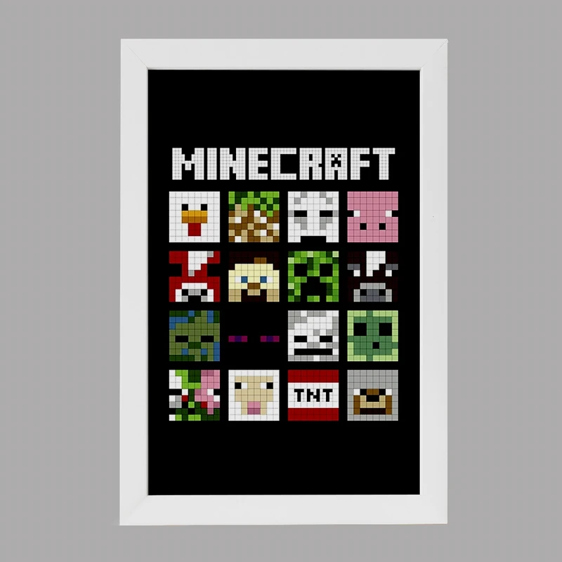 تابلو خندالو مدل ماینکرافت (Minecraft) کد F593