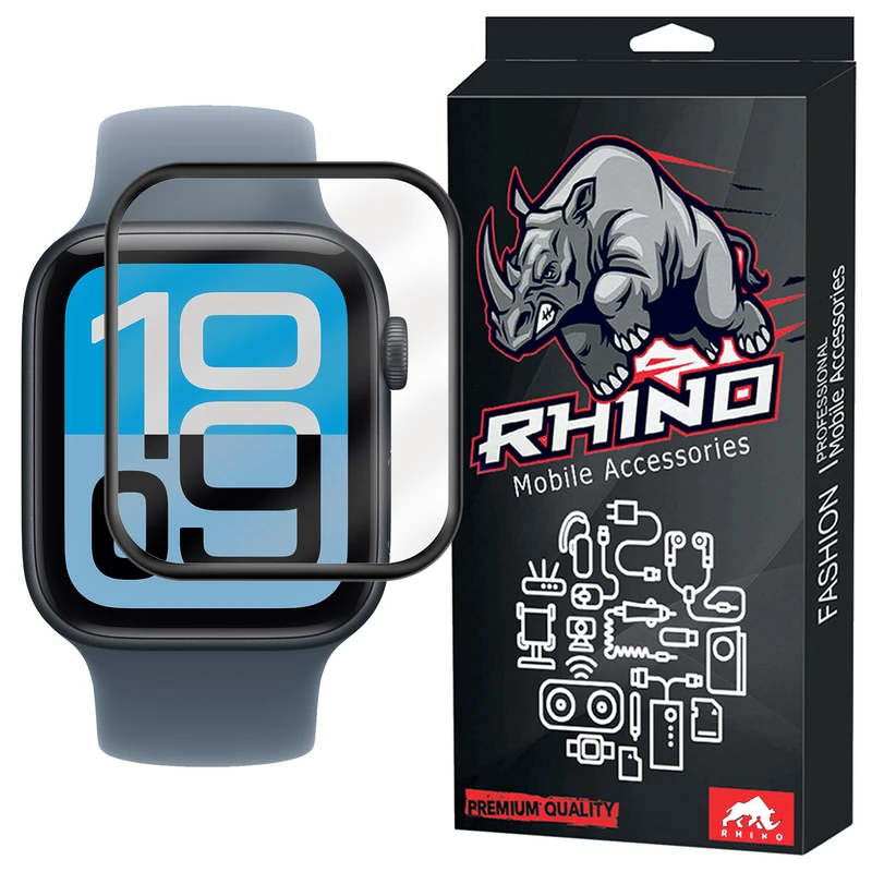 محافظ صفحه نمایش راینو مدل PMMA مناسب برای اپل واچ سایز 40 میلی متری سری SE 3