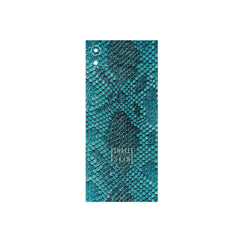 برچسب پوششی ماهوت مدل Blue Snake Skin مناسب برای گوشی موبایل سونی Xperia XA1