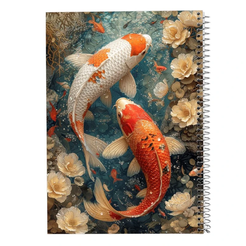 دفتر نقاشی 50 برگ مدوپد مدل ماهی کد DF16000