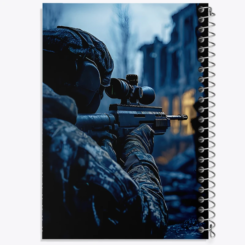 دفتر لیست خرید 50 برگ خندالو طرح تک تیرانداز کد F7818