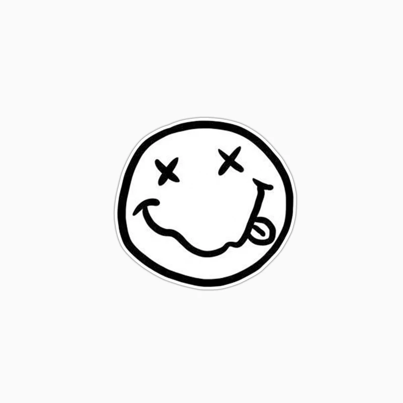 استیکر لپ تاپ و موبایل بووم طرح خنده کد MD102