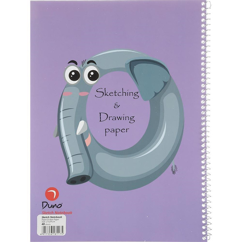 دفتر نقاشی 40 برگ دونو مدل فیلی