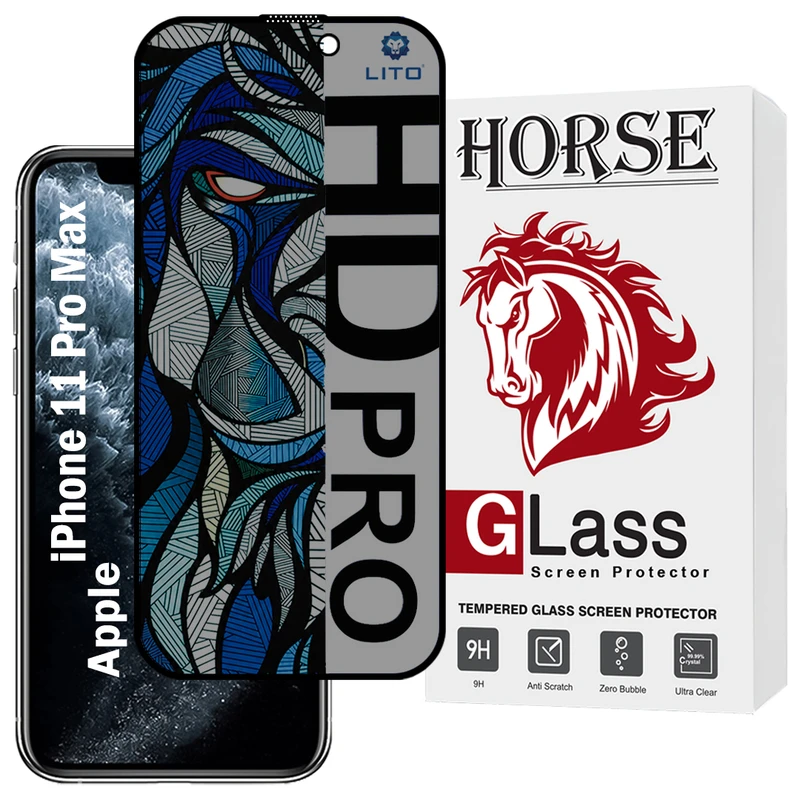 محافظ صفحه نمایش هورس مدل LITOPRVH مناسب برای گوشی موبایل اپل iPhone 11 Pro Max