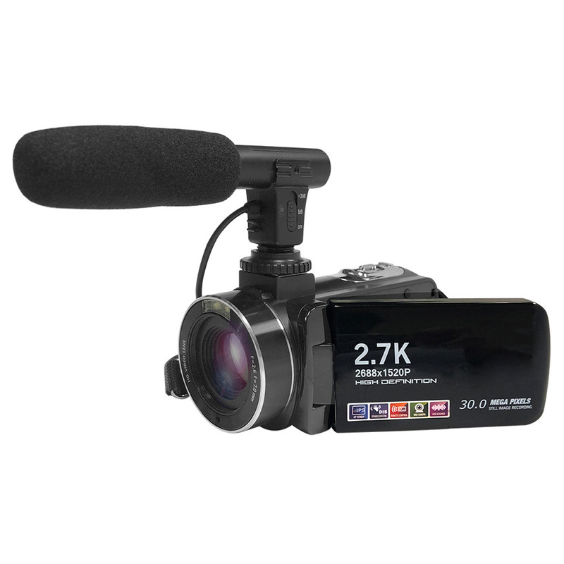 دوربین فیلم برداری مدل 2.7K/42MP/30FPS/IR Night Vision/18x/Vlogging