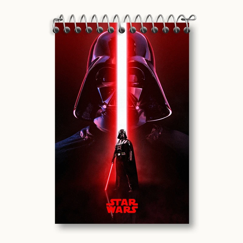 دفتر یادداشت 50 برگ خندالو مدل جنگ ستارگان (Star Wars) کد F1766