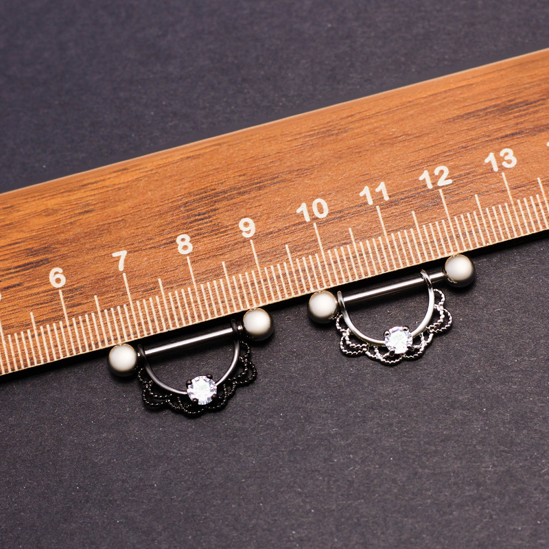 پیرسینگ بدن زنانه پایتخت مدل PS178_A نیپل