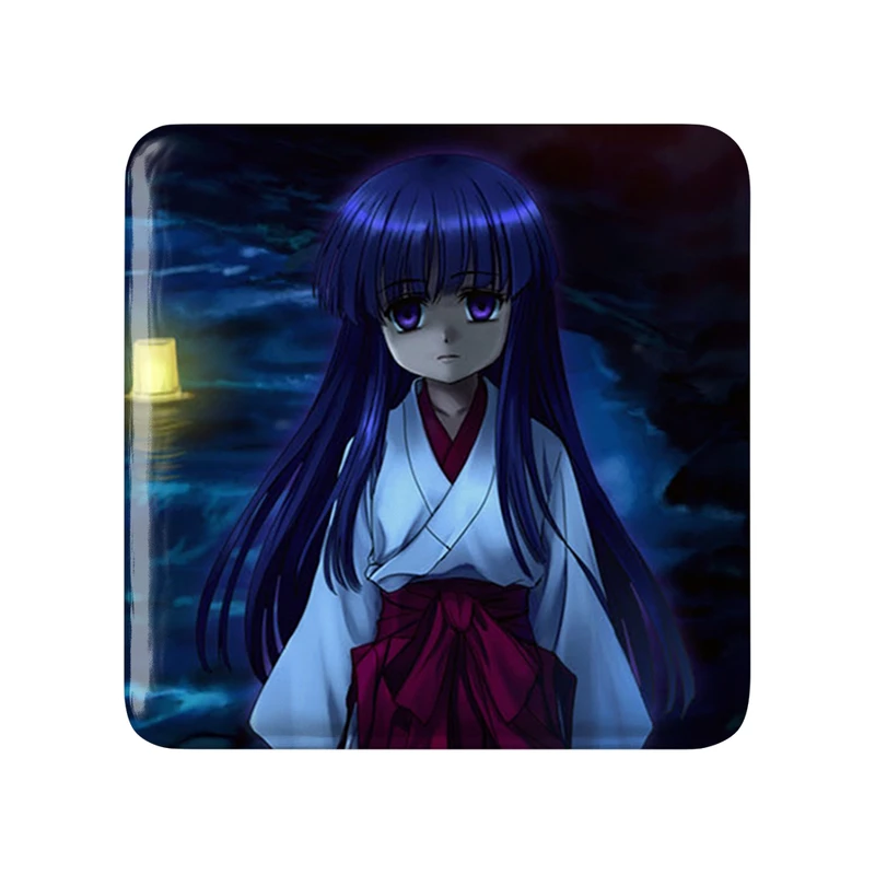 مگنت خندالو طرح ریکا انیمه هیگوراشی وقتی اشک می ریزد  مدل مربعی کد 18131