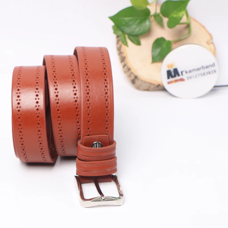 عکس شماره 21 : کمربند مردانه مدل چرم طبیعی