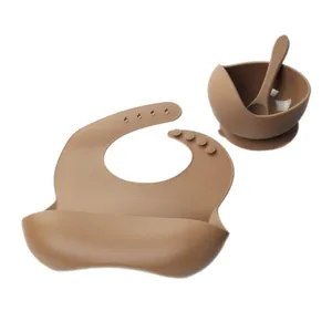 ست ظرف غذا کودک مدل سیلیکونی مجموعه 3 عددی