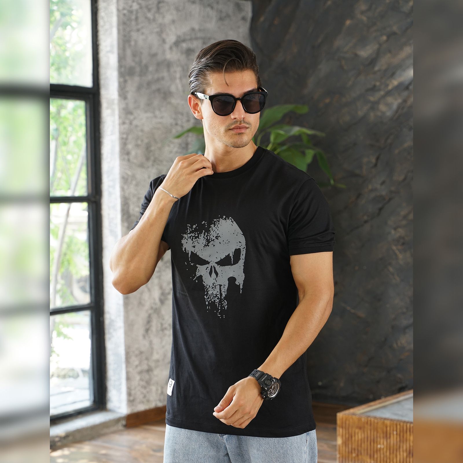 تی شرت آستین کوتاه مردانه مالدینی مدل T-378 -  - 2