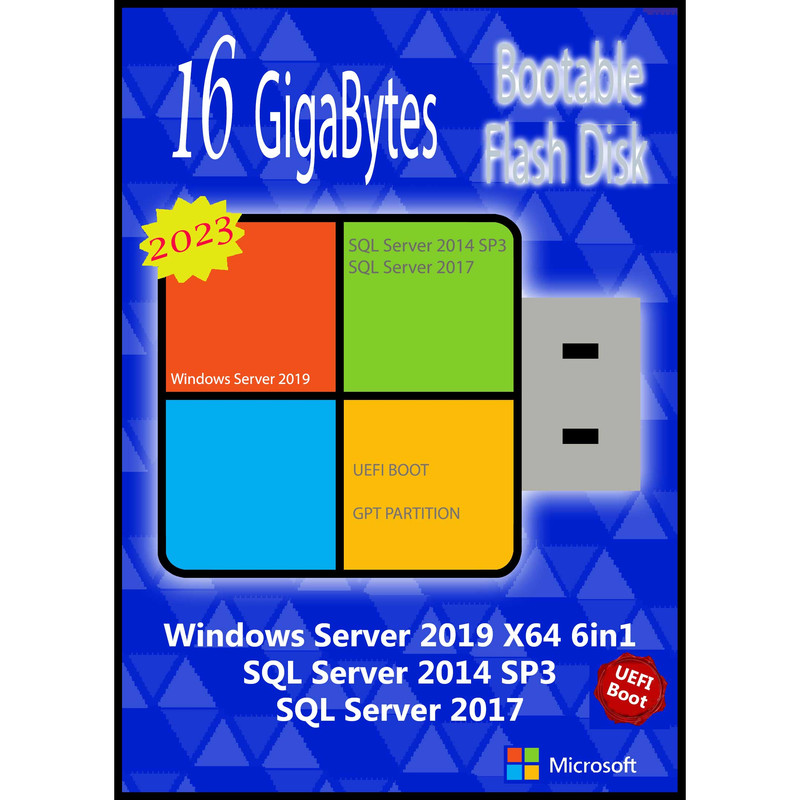 سیستم عامل Windows Server 2019 6in1 X64 - UEFI 2023 نشر مایکروسافت سیستم عامل Windows Server 2019 6in1 X64 - UEFI 2023 نشر مایکروسافت