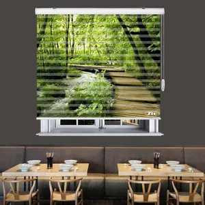  پرده زبرا زیو مدل L5010 سایز 150x280 سانتی متر