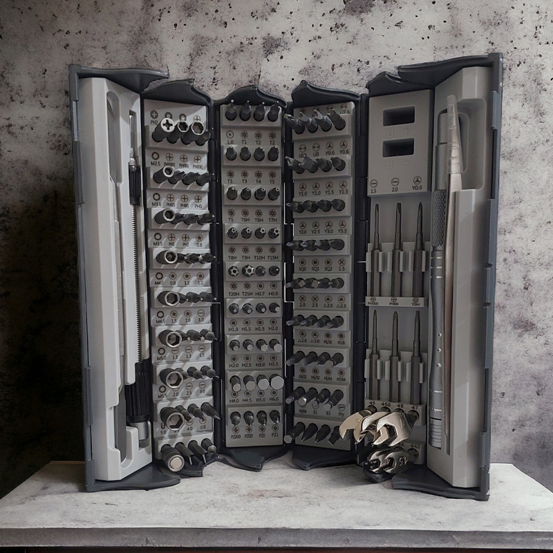 پیچ گوشتی مدل super high quality 9906 بسته 128 عددی پیچ گوشتی مدل super high quality 9906 بسته 128 عددی