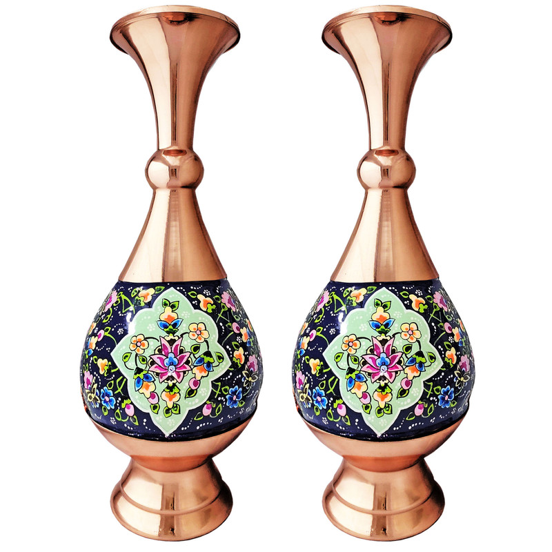 گلدان مسی مدل پرداز کد JR-25 بسته 2 عددی