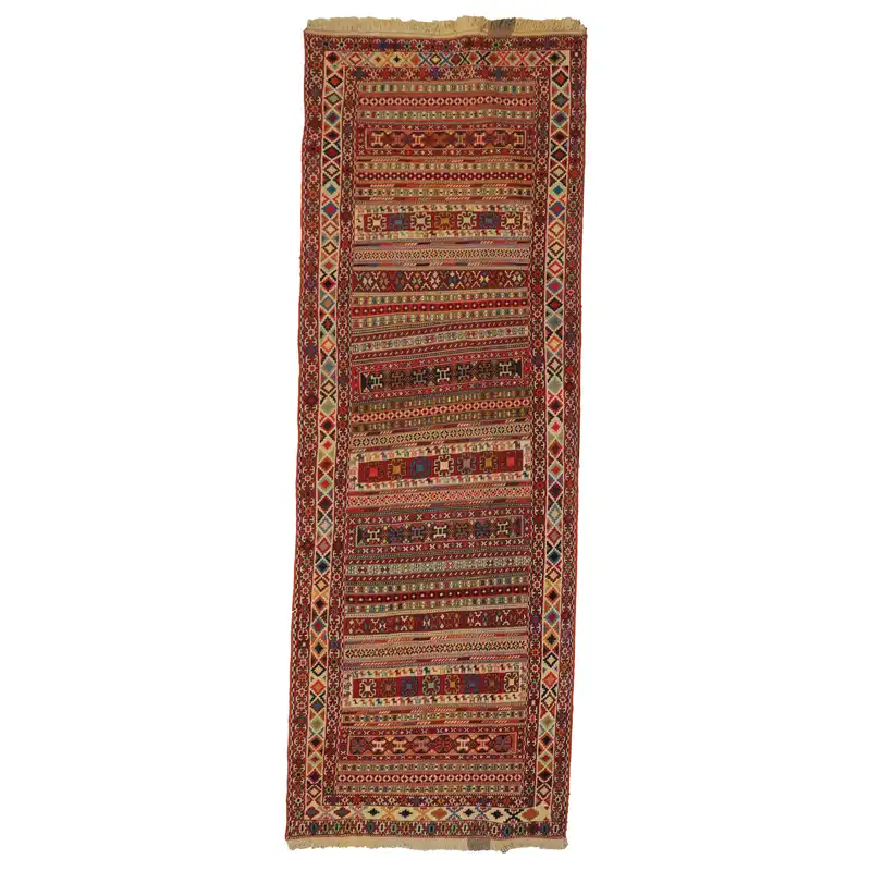 گلیم دستبافت مدل ورنی کد 4010907