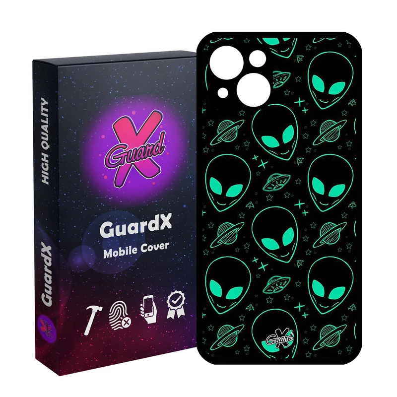 کاور گارد ایکس طرح Alien مدل Glass10200 مناسب برای گوشی موبایل اپل iPhone 13