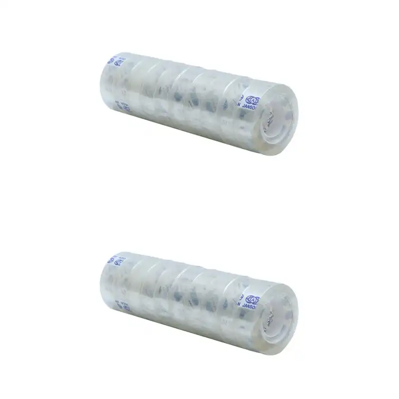 چسب نواری جانسون مدل سوپر کریستال کد 123 عرض 2 سانتی متر بسته 20 عددی