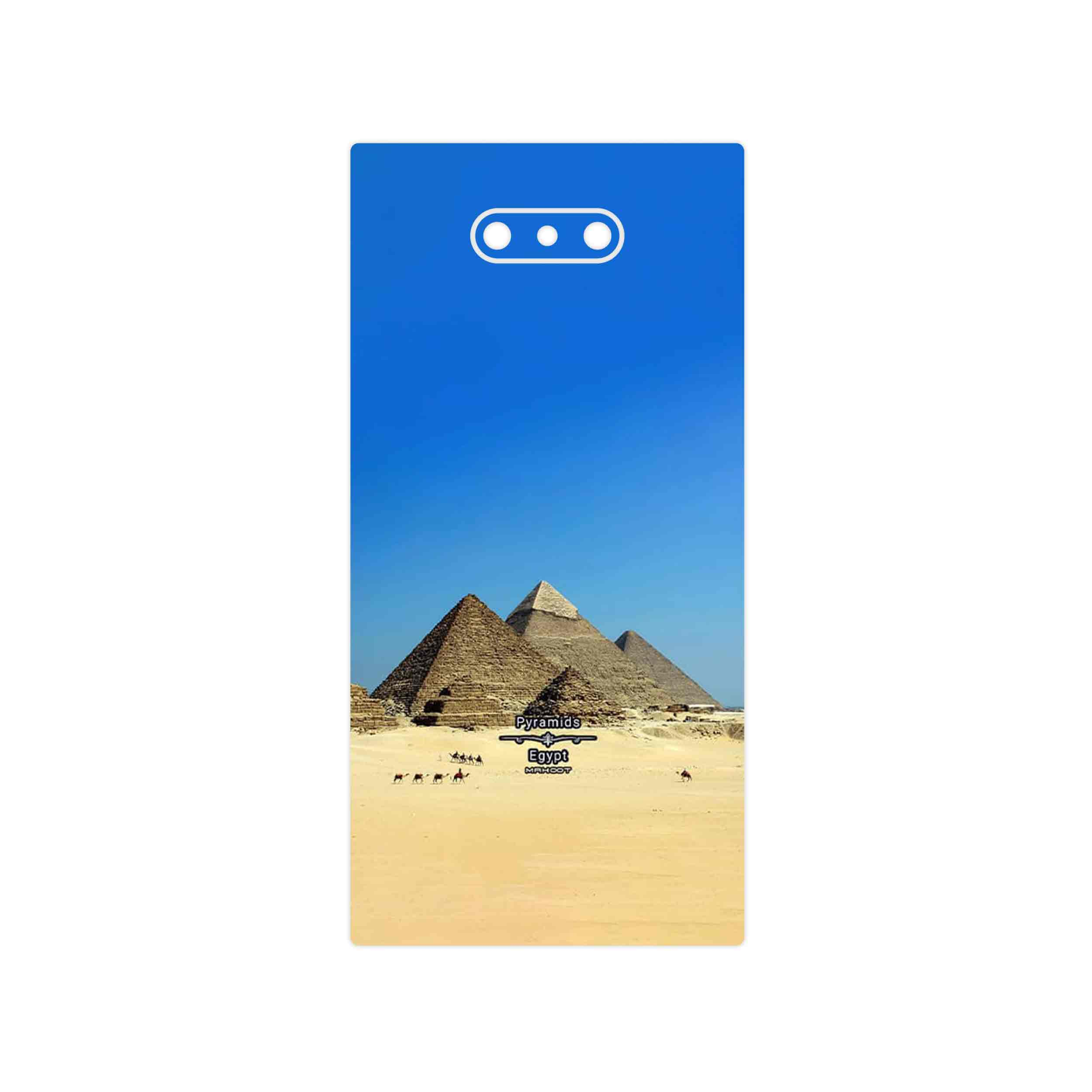 برچسب پوششی ماهوت مدل Pyramids of Egypt مناسب برای گوشی موبایل ریزر Phone 2