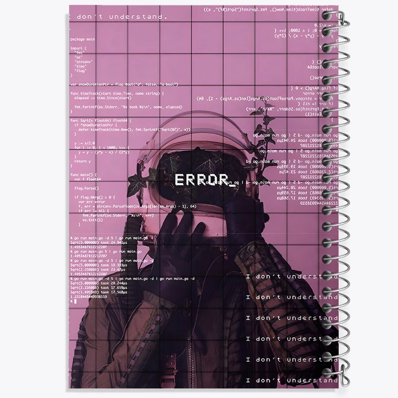 دفتر نقاشی 50 برگ خندالو طرح Error کد N3700