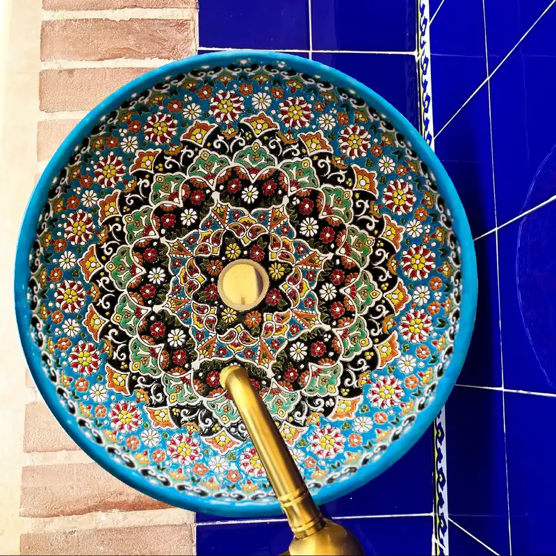روشویی مدل سنتی میناکاری بهشت