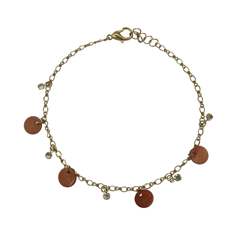 پابند زنانه تاش مدل صدف سکه ای 