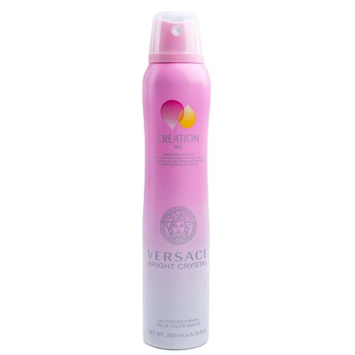اسپری بدن مردانه کریشن آیریس مدل Versace Bright Crystal حجم 200 میلی لیتر