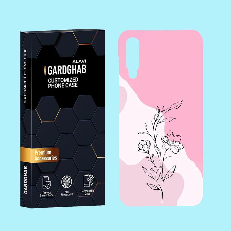 کاور گارد قاب علوی مدل گل مناسب برای گوشی موبایل سامسونگ Galaxy A50 / A50s / A30s