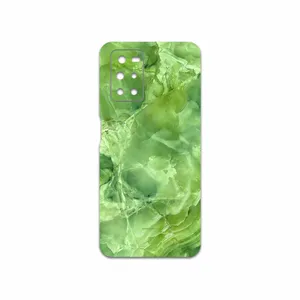 MAHOOT Green-Crystal-Marble Cover Sticker for Xiaomi Redmi Note 11 4G