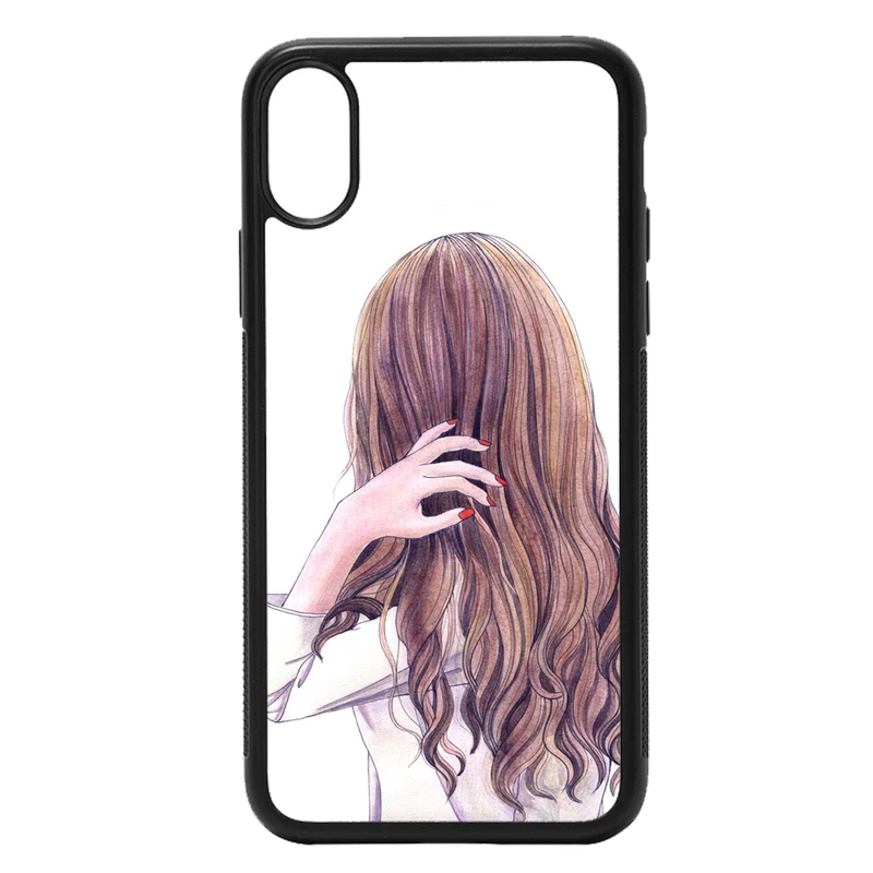 کاور طرح دخترانه کد 7330 مناسب برای گوشی موبایل اپل iphone xs max