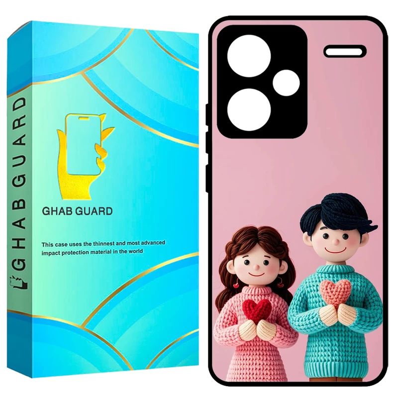 کاور قاب گارد طرح دختر و پسر مدل GCHPN13PL مناسب برای گوشی موبایل شیائومی Redmi Note 13 Pro Plus