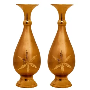 گلدان مسی مدل قلم تراش کد 425 بسته 2 عددی