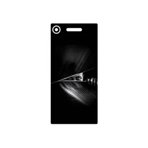 MAHOOT Black Portrait Cover Sticker for Sony Xperia XZ1