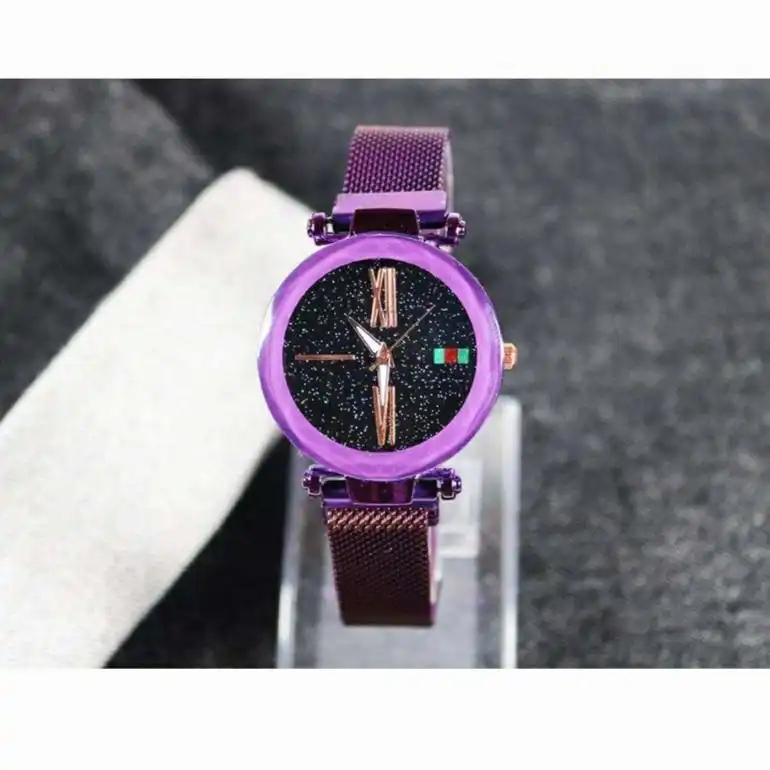 ساعت مچی عقربه ای دخترانه مدل Di Purple